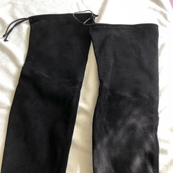 Stuart Weitzman Black Highland Over the Knee Boots Size 10.5 - Picture 6 of 7